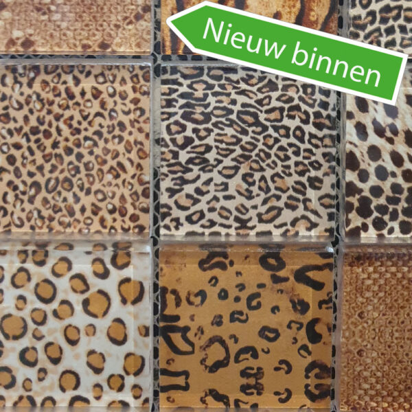 Panterprint mozaïek tegels