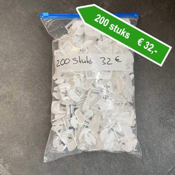 Tegel level clips 200 stuks