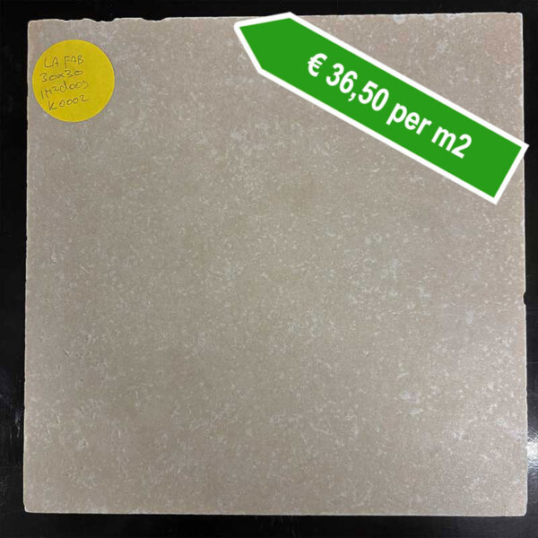 Partijdeal La Fabrica Beige getrommeld K0002