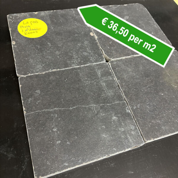 Partijdeal La Fabrica Zwart getrommeld K0003