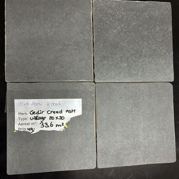 Partijdeal Cedir creed Ash getrommeld K0006 - Afbeelding 3