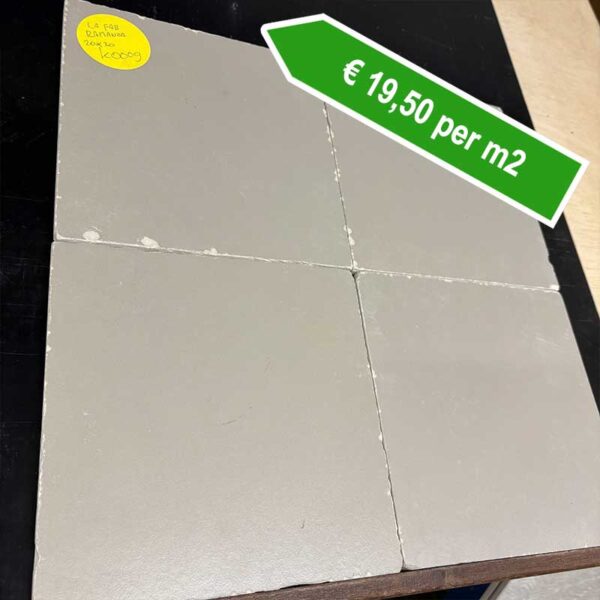 Partijdeal La fabrica Ramanza taupe getrommeld K0009