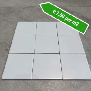 10x10 vloertegel wit