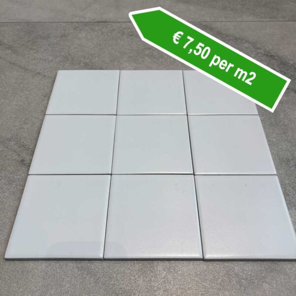 10x10 vloertegel wit