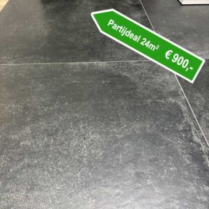 Zwarte vloertegel 80x80