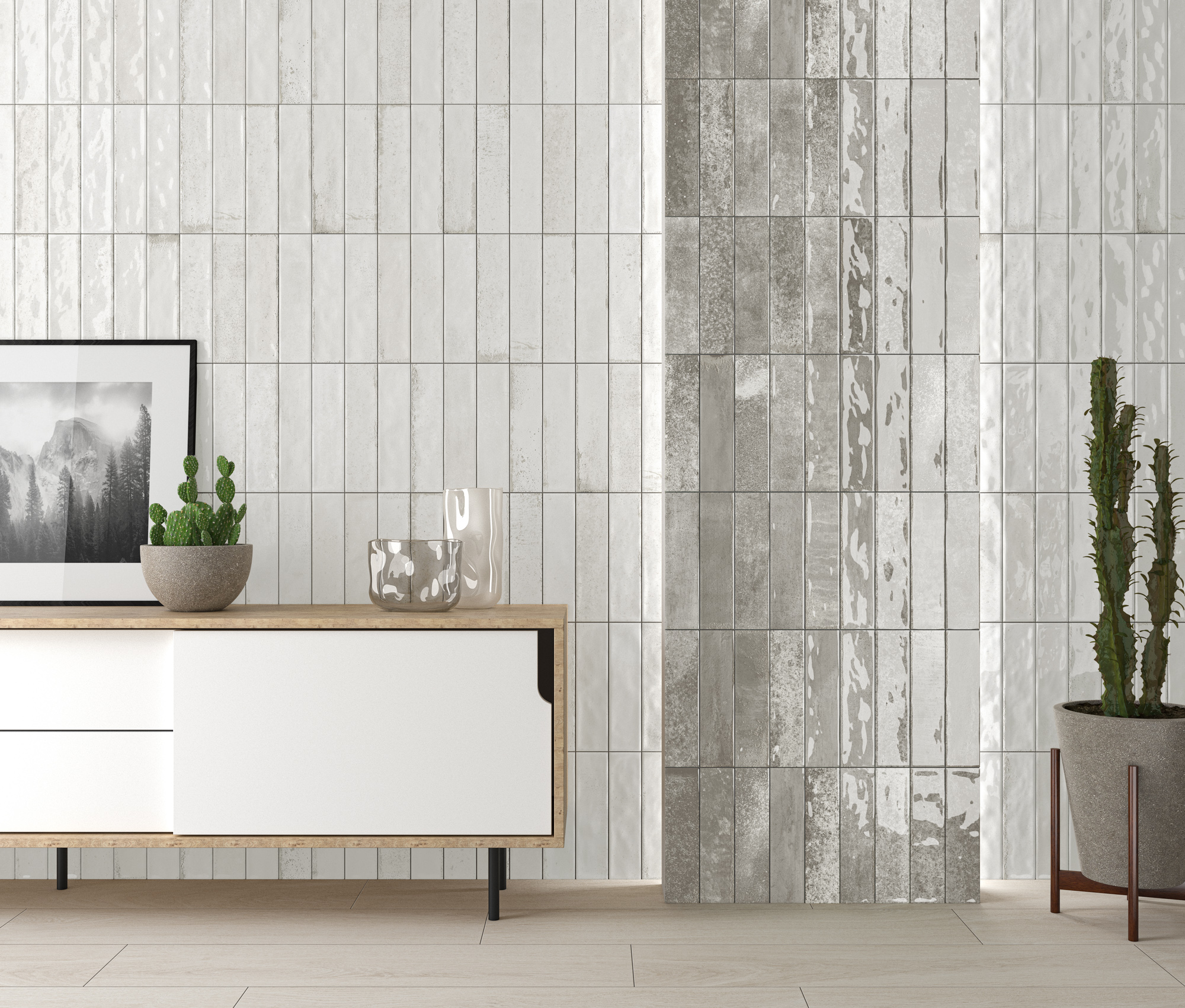 Langwerpige wandtegel groen - Afbeelding 5