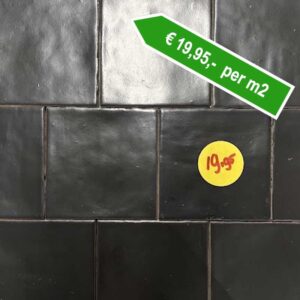 Wandtegel zwart WT01291