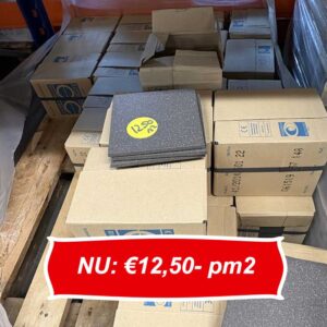 Partijdeal spikkel grijs 15x15